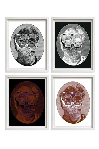 <strong>MARC JACOBS｜マーク ジェイコブスのポップアップストアがオープン</strong>　2013秋冬コレクションのモチーフである、アーティストBASTの「goggle man」シリーズ