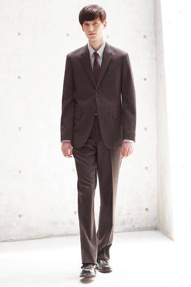 <strong>MARGARET HOWELL｜マーガレット・ハウエル</strong>　 MEN’S COLLECTION AUTUMN WINTER 2013　秋冬の注目素材「WOOL MELANGE TWILL（ウール メランジツイル）」
