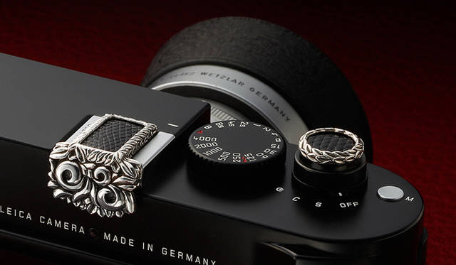 <strong>JAY TSUJIMURA｜ジェイ・ツジムラ</strong>　新型ライカ Leica M240 専用のドレスアップジュエリー「Mr. M for Leica M240」　ナイトブラック リザード