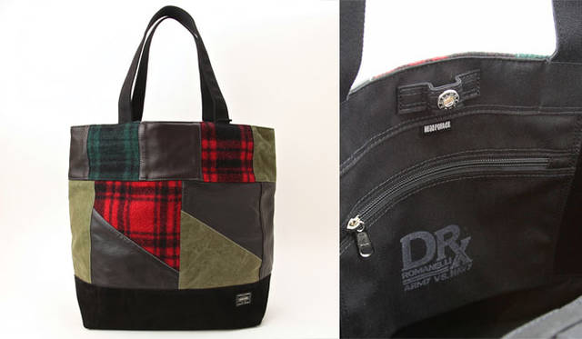 <strong>HEAD PORTER｜ヘッド・ポーター</strong>　 DRxRomanelli & HEAD PORTER’s “ARMY vs NAVY” COLLECTION第2弾トートバッグ（全24個）