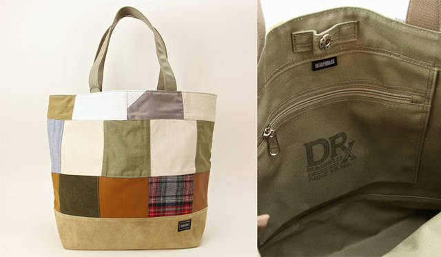 <strong>HEAD PORTER｜ヘッド・ポーター</strong>　 DRxRomanelli & HEAD PORTER’s “ARMY vs NAVY” COLLECTION第2弾トートバッグ（全24個）