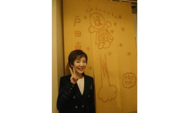 <strong>戸田恵子｜V6 坂本昌行くんと初共演 オリジナルミュージカル『シルバースプーンに映る月』</strong>　アンパンマンにパワーをもらい、さぁ舞台へ！