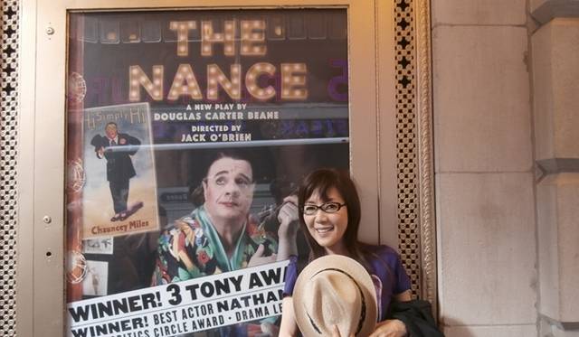 <strong>戸田恵子｜7泊8日のニューヨーク・ブロードウェイ三昧の旅</strong>　尊敬するネイサン・レインが出演するストレートプレイ『ナンス』