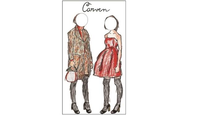 <strong>CARVEN｜カルヴェンが伊勢丹新宿店にてイベントを開催</strong>　顔出し記念撮影パネル