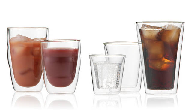 <strong>BODUM｜ボダム</strong>　ボダムのもう一つのベストセラー、二層構造のダブルウォールグラス