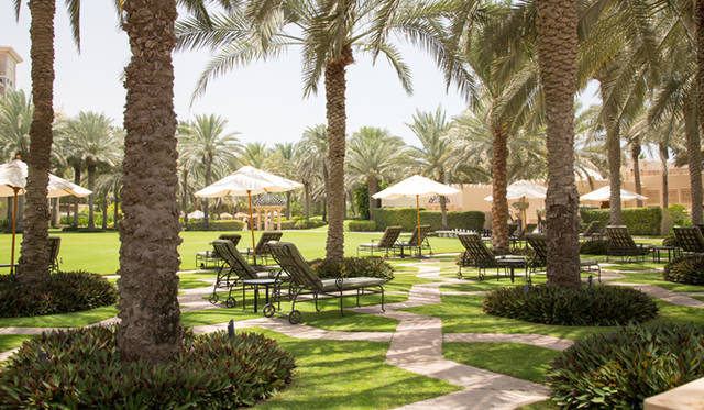 緑あふれるザ・パレスのガーデン