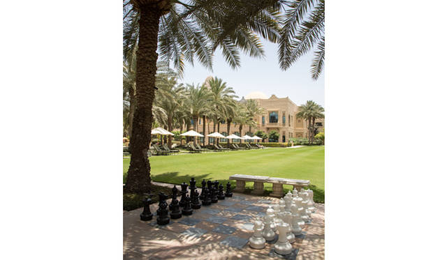 緑あふれるザ・パレスのガーデン