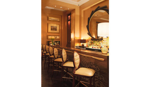 ラウンジにあるバーカウンター