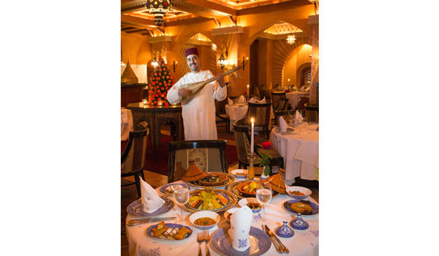 BGMはモロッコ音楽