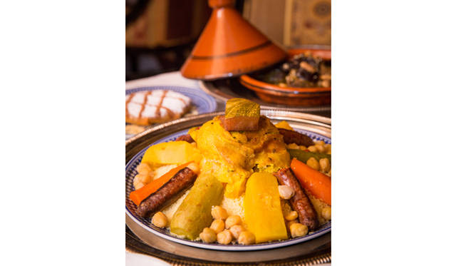 タジン鍋はここでも人気メニュー