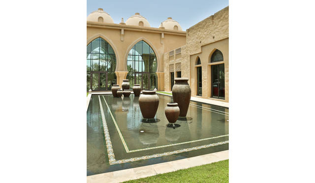 「アラビアンコート」の中庭