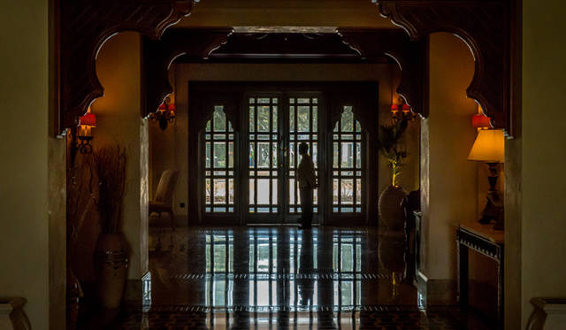 レジデンス＆スパ、エントランスの内側