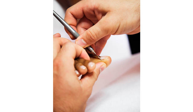 バスチャン・ゴンザレスのペディキュア