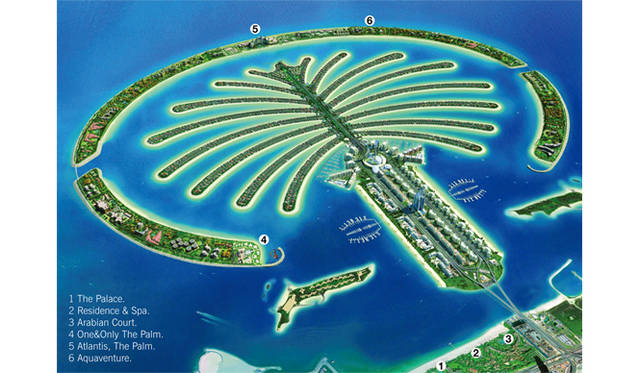 パームジュメイラ全景