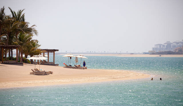 白砂のプライベートビーチ