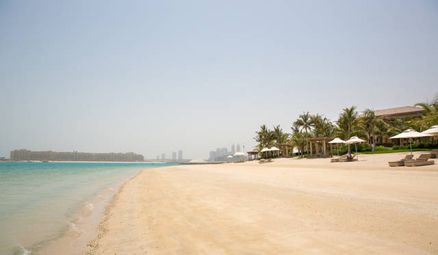 白砂のプライベートビーチ