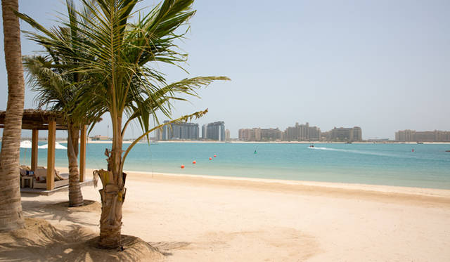 白砂のプライベートビーチ