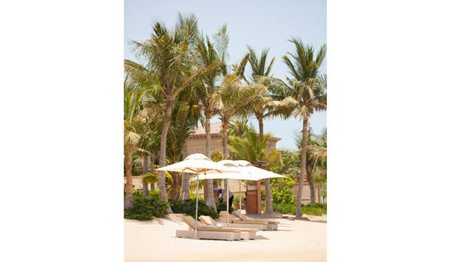 白砂のプライベートビーチ