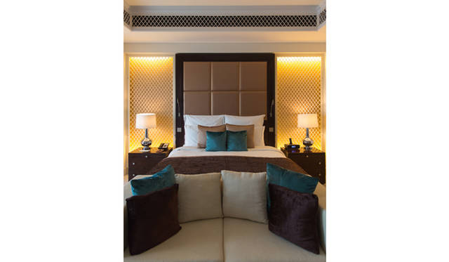 グランド・パームスイートのベッドルーム