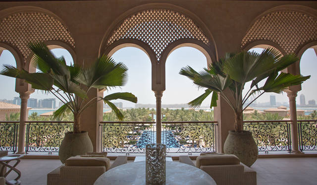 グランド・パームスイートのバルコニー