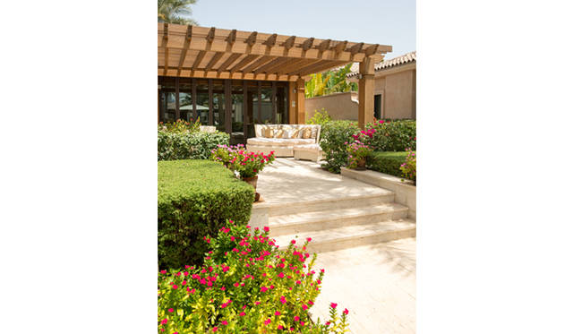 カバナにはポーチも