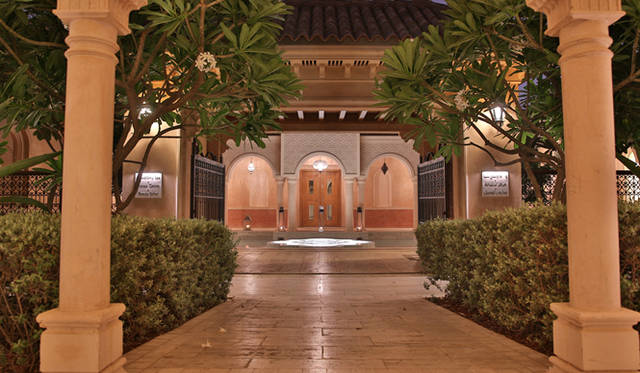 ワン＆オンリー・プライベートスパの入り口