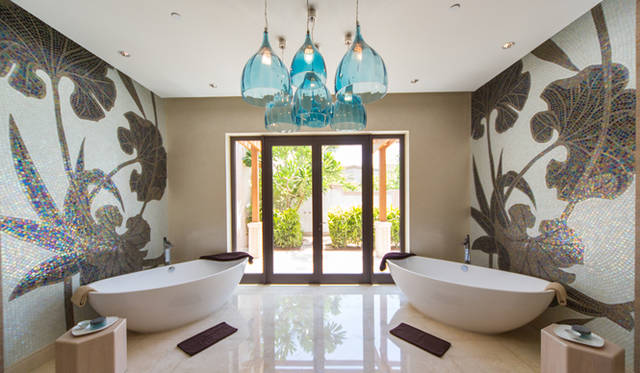 トリートメント・スイートのダブル・バスタブ