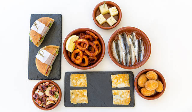 「101」の人気タパスメニュー