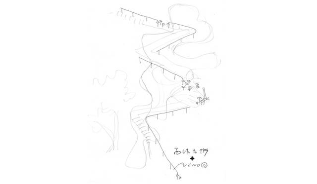 展覧会のためのスケッチ　西沢立衛、佐藤オオキ(nendo)