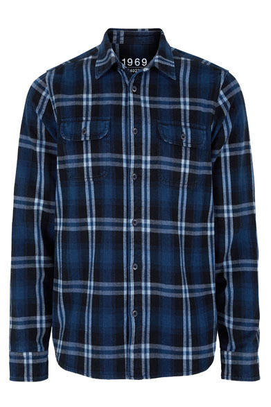 <strong>GAP｜ギャップ</strong>　プレミアムインディゴデニムコレクション「INDIGO STORY」　L/S Worker Shirts 7900円