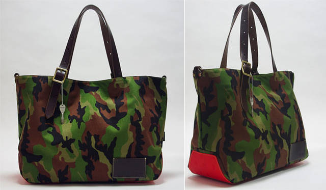 <strong>MAPHIA DESIGN｜マフィアデザイン</strong>　「L SOLE feat VIBRAM・CORDURA（エル ソール feat ビブラム・コーデュラ）」トート横 1万9950円（サイズ33×43×16cm）