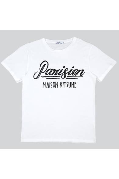 <strong>Maison Kitsuné｜アンドレ・サレヴァのエキシビションを開催</strong><br /><br />T-shirt Parisien<br />8400円<br /><br />期間│9月4日（水）～10月3日（木）<br />時間│11:00～20:00<br />会場│メゾン キツネ東京<br />東京都港区南青山3-15-13<br />Tel.03-5786-4841