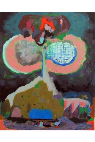 <strong>ART│ヒロマート・ギャラリーでロビン・フライ個展『Wah Steel』</strong><br /><br />「Puddle」(40x50cm Oil on Canvas)<br /><br />会期│9月6日（金）～10月13日（日）　※月曜、火曜休廊<br />時間│13:00～19:00<br />会場│ヒロマート・ギャラリー<br />東京都文京区関口1-30-7　三村ビル1F<br />Tel.03-6233-9836