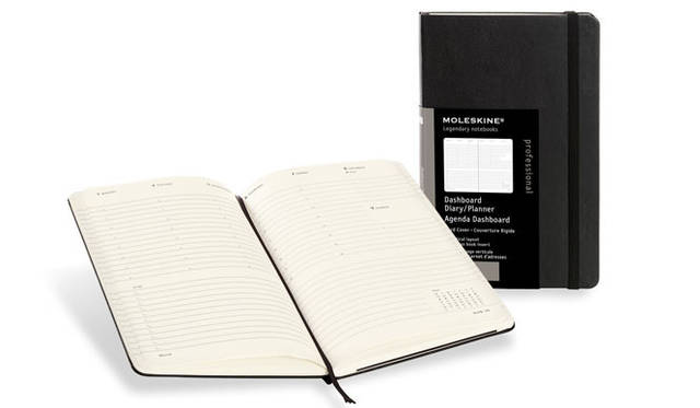 <strong>Moleskine｜モレスキン</strong>　2014「Moleskineダイアリー」　プロフェッショナルダイアリー「ダッシュボードダイアリー」