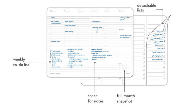 <strong>Moleskine｜モレスキン</strong>　2014「Moleskineダイアリー」　プロフェッショナルダイアリー「ダッシュボードダイアリー」