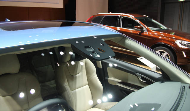 カメラセンサーとレーザーユニットが収められているユニット