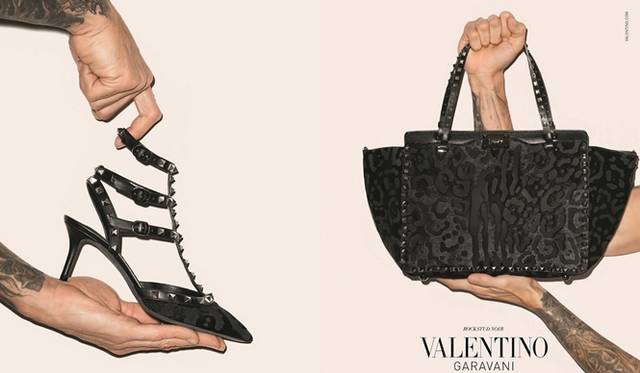 <strong>VALENTINO｜「ロックスタッズ」のポップアップストアが南青山にオープン</strong>　「ノワール」2013秋の広告キャンペーン