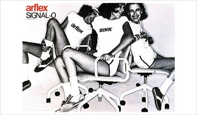 <strong>arflex｜アルフレックス</strong>　「長濱治写真展─PHOTO REACTION─」展　アルフレックスポスター「SIGNAL」（1977）