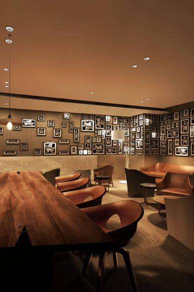 <strong>DOMINIQUE BOUCHET｜ドミニク・ブシェ</strong>　「レストラン ドミニク・ブシェ」地下1階 カフェ