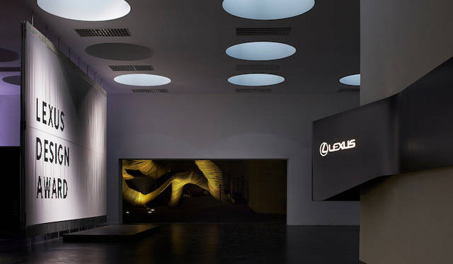 昨年、イタリアで開催された「LEXUS DESIGN AWARD 2013」の会場にて