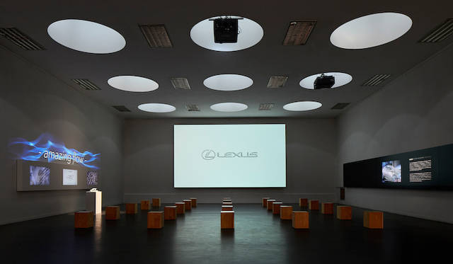 昨年、イタリアで開催された「LEXUS DESIGN AWARD 2013」の会場にて