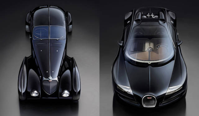 左はブガッティ タイプ57SC アトランティーク