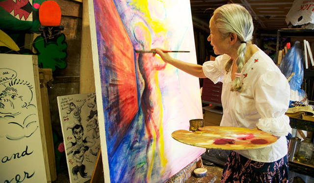 cutieandtheboxer_665_76 「それまでどんな大きな絵を描いても、どんな展覧会をやっても、自分がアーティストであるというのを確信できなかったの」(乃り子)