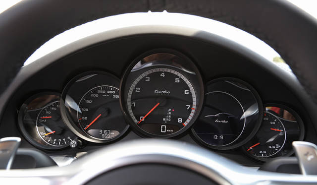 911伝統の5連メーター