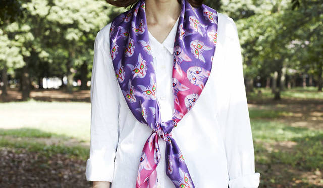 <strong>ditto｜ディット</strong>　エキシビション「ditto スカーフが結ぶ、アートとファッション展」　クラーク志織（イラストレーター）