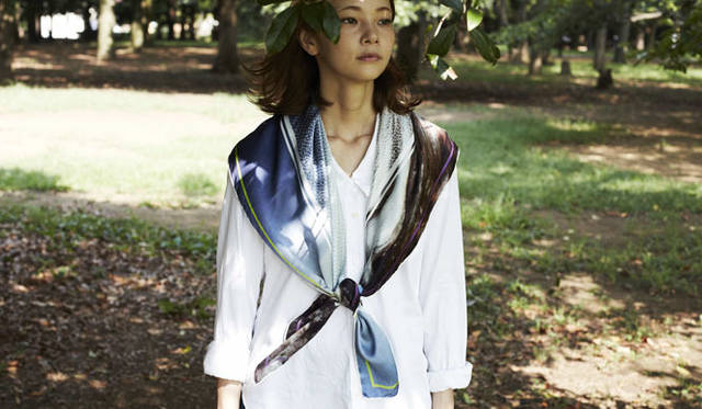 <strong>ditto｜ディット</strong>　エキシビション「ditto スカーフが結ぶ、アートとファッション展」　A.M.（AOKI takamasa,MAA）