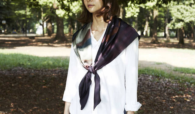 <strong>ditto｜ディット</strong>　エキシビション「ditto スカーフが結ぶ、アートとファッション展」　hanayo（アーティスト）