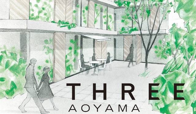 <strong>THREE｜スリー</strong>　東京・青山に待望の路面店「THREE AOYAMA」オープン