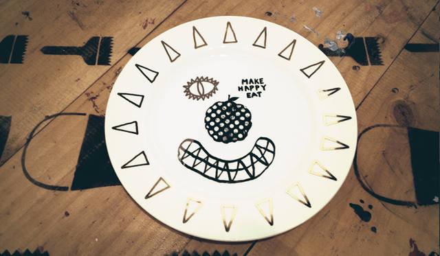 <strong>BIANKS presents “Layer for 3R” Reuse＋Reproduction＋Remind</strong>　JUNK PLATE プレート(M)4410円