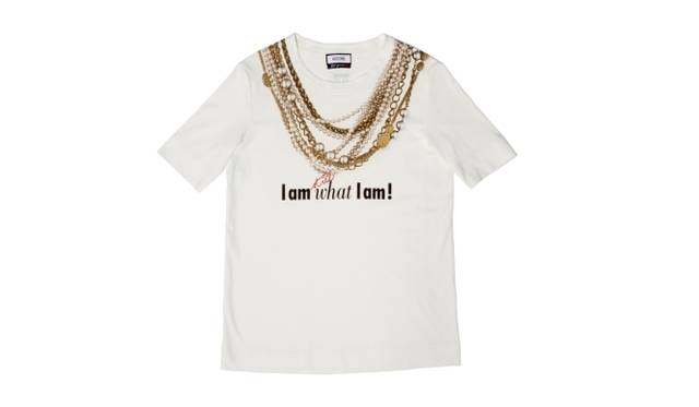 <strong>MOSCHINO｜30周年記念の限定コレクションを発表</strong>　Tシャツ　4万2000円